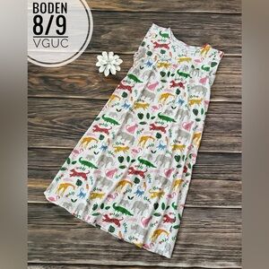 Mini Boden Colorful Animal Print nightgown